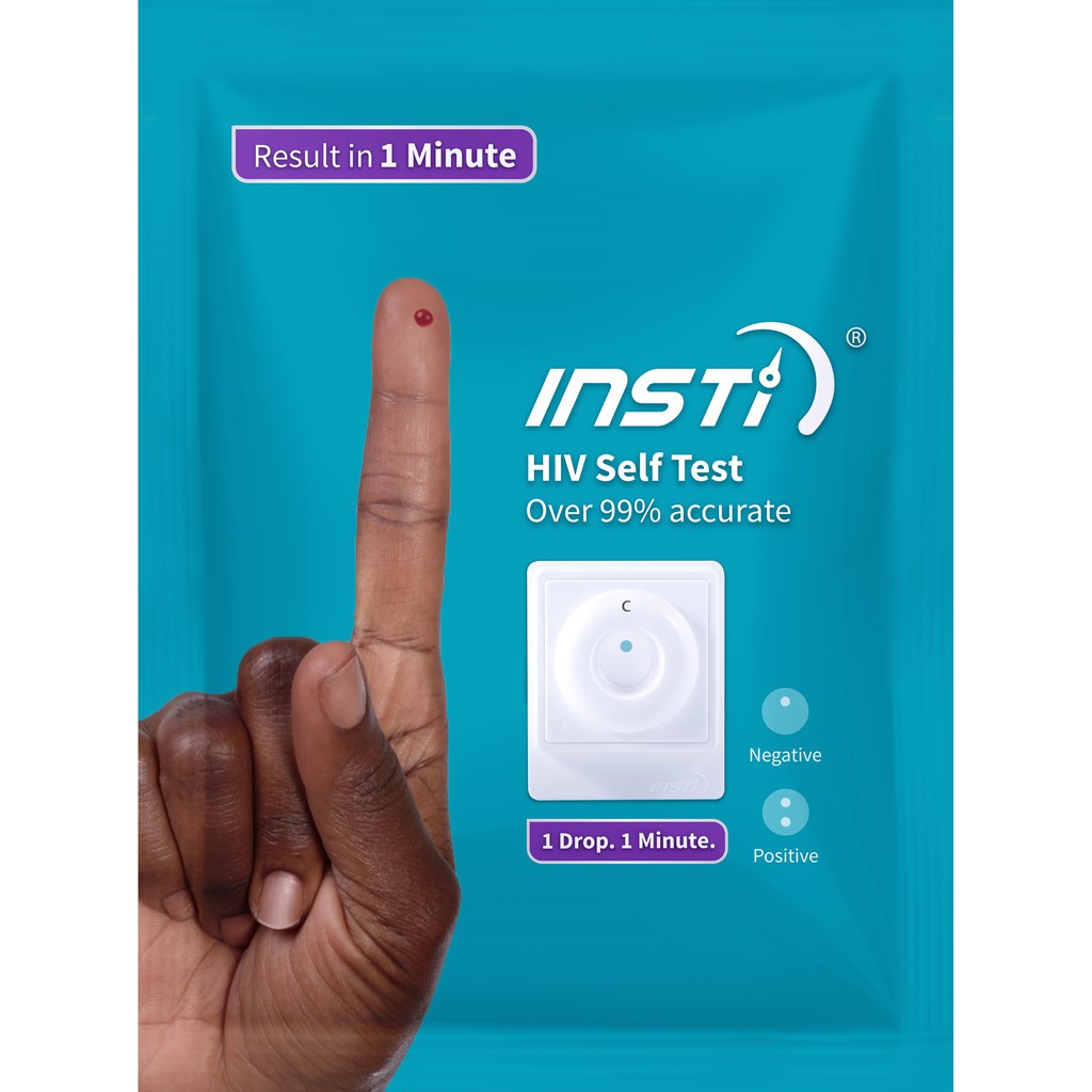 Bộ dụng cụ xét nghiệm HIV tại nhà “Insti HIV Self Test” ✅ FREESHIP ✅ chỉ 1 giọt máu 1 phút, chủ động, an toàn, riêng tư