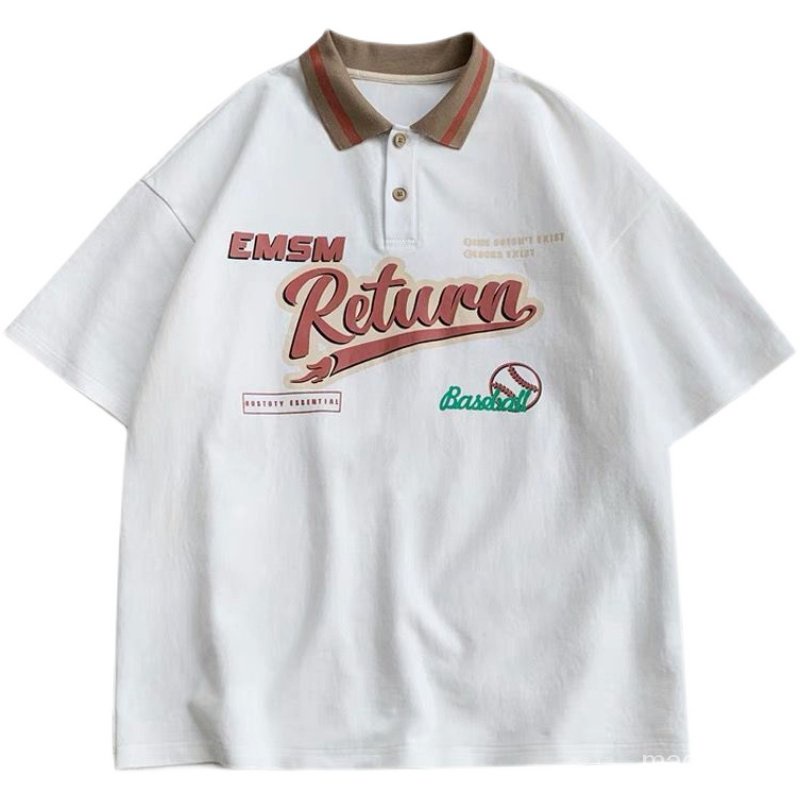 Áo Thun Polo Ngắn Tay Dáng Rộng Màu Xanh Lá Thời Trang Cho Nữ | BigBuy360 - bigbuy360.vn