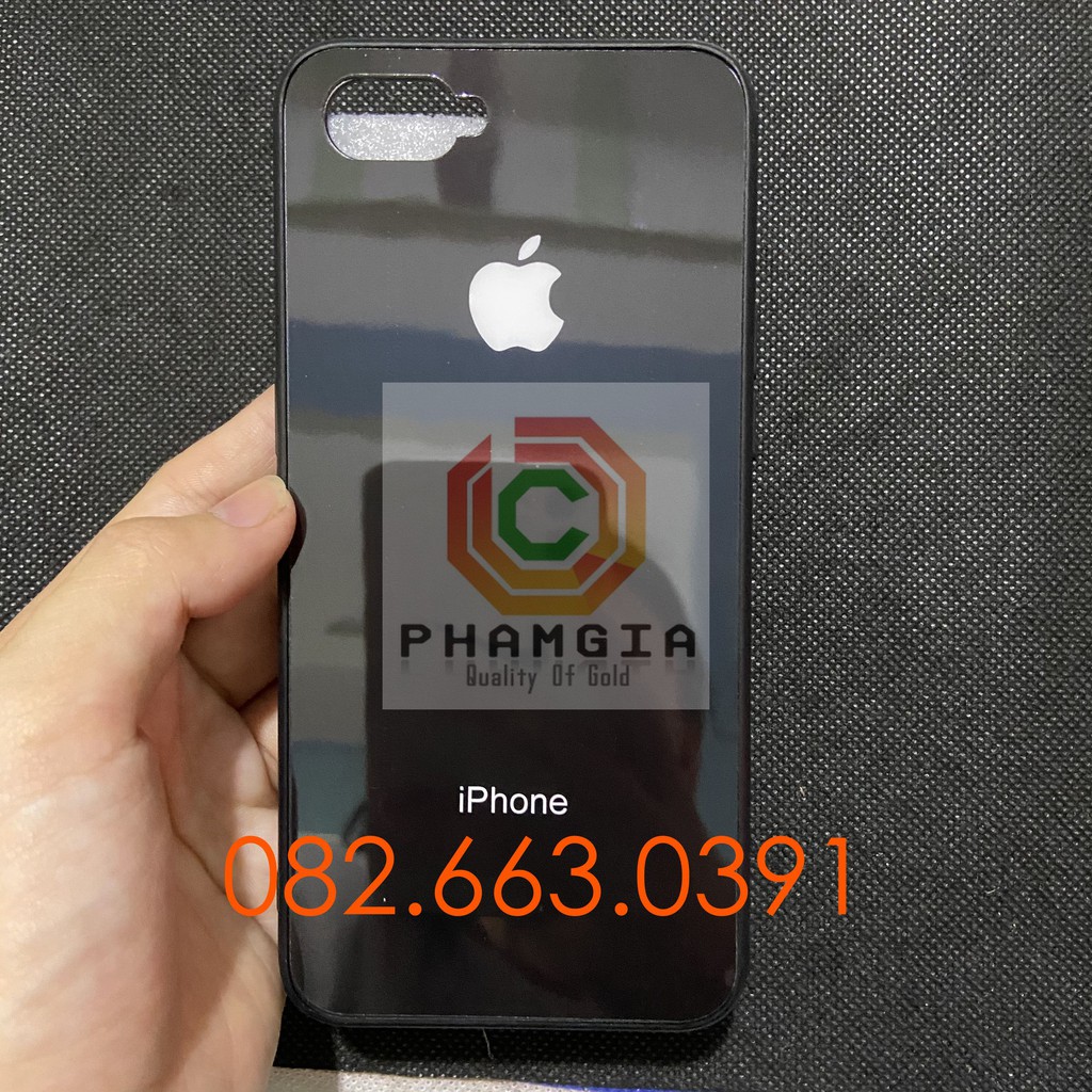 Ốp lưng giả iphone 7 plus cho OPPO A1K/Realme C2 mặt lưng bóng đẹp