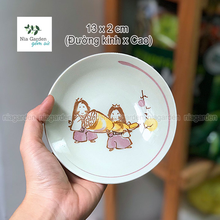 Đĩa sứ nhỏ dễ thương trang trí - GS3