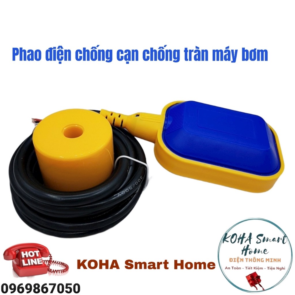 Phao điện bơm nước tự động chống cạn chống tràn bể KWS-2M - HÀNG CHÍNH HÃNG