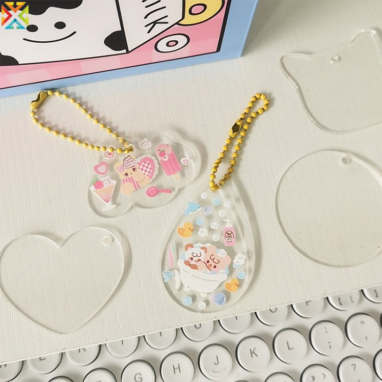 Set 5 Móc Khóa Acrylic DIY Xinh Xắn
