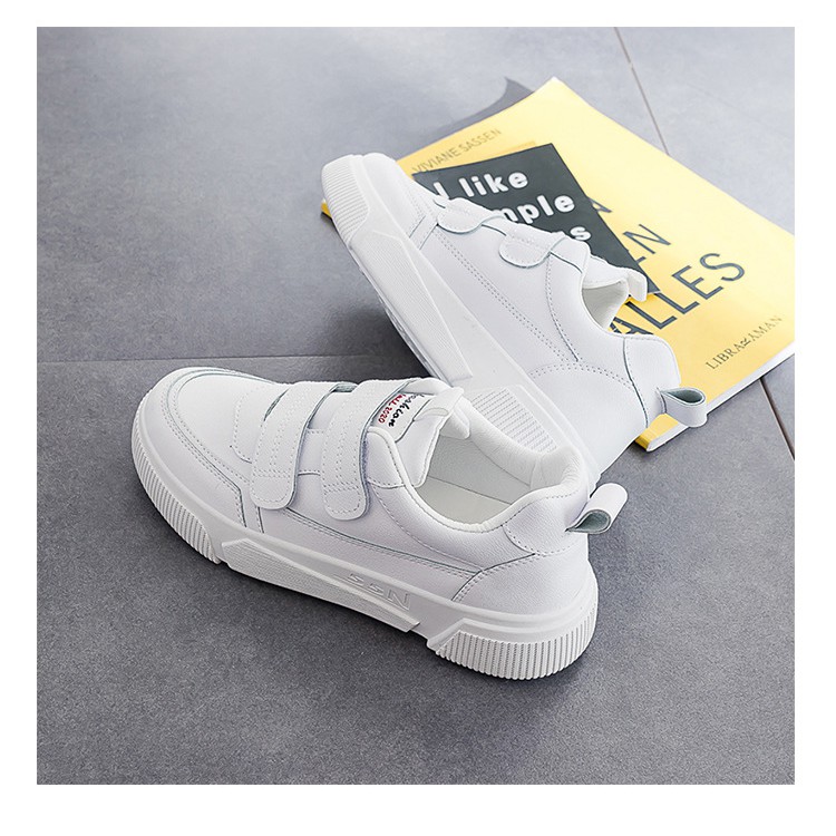 Giày thể thao nữ đế bằng giá rẻ giày sneaker nữ trắng cao cấp hot trend AZUKA - C5 | BigBuy360 - bigbuy360.vn