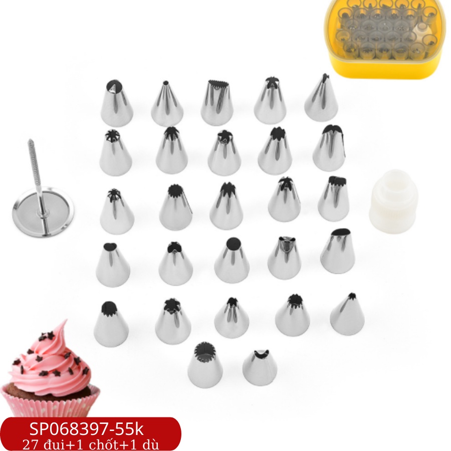 BỘ 27 ĐUI TẠO HÌNH KEM TIỆN LỢI