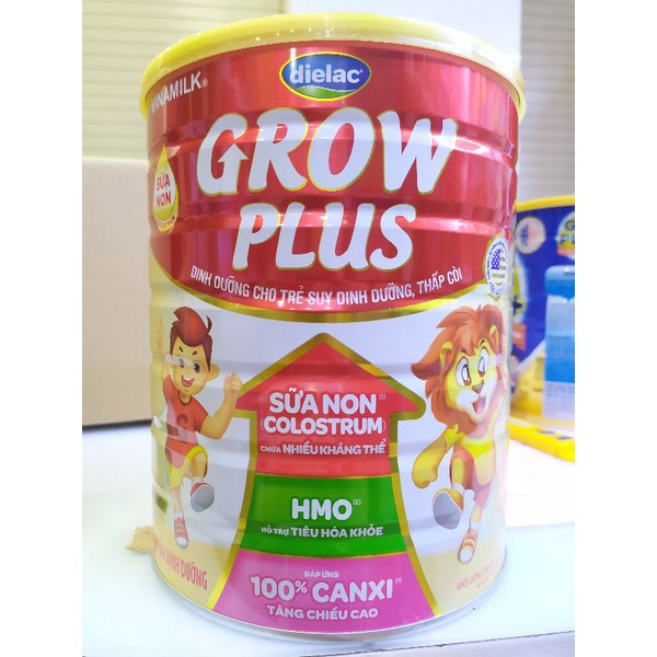 (mẫu mới)Sữa Dielac Grow Plus đỏ 1+ và 2+ 1,4kg