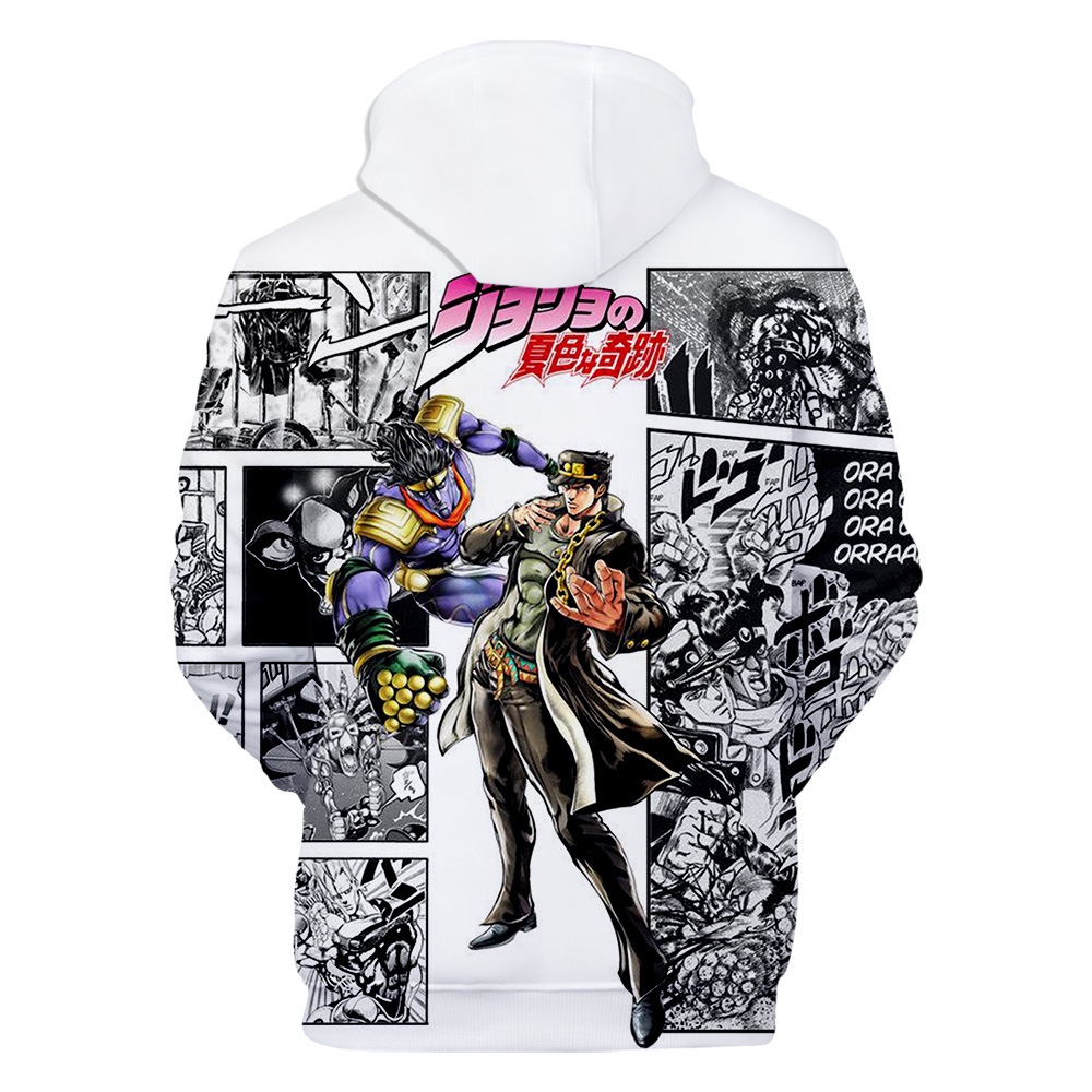 Áo Hoodie Tay Dài In Hình Anime Jojo 's Wonderful Adventure Độc Đáo Cá Tính | BigBuy360 - bigbuy360.vn