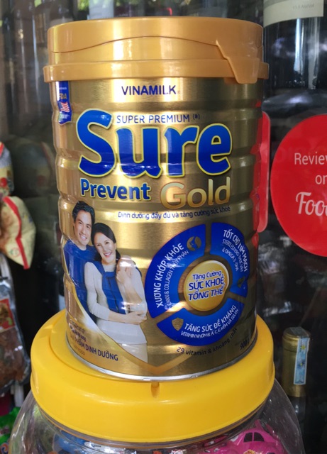 Sữa Bột Sure Prevent Gold Vinamilk Hộp Thiếc 900Gr