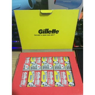 (GIÁ SỈ) Lốc 20 hộp Lưỡi lam gillette GILLETTE SUPER THIN