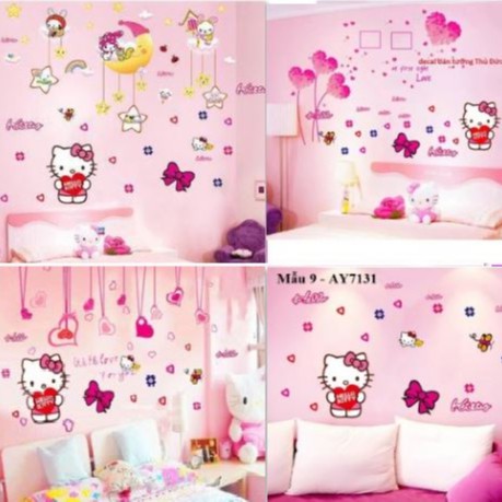 Decal Mèo Hello Kitty - AY713157 - thaomivi