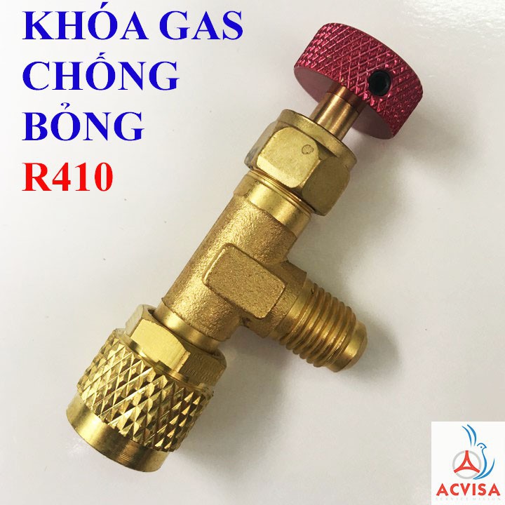 Combo 2 khóa gas chống bỏng thường ( 1 khóa chống bỏng R410 + 1 khóa chống bỏng R22 )