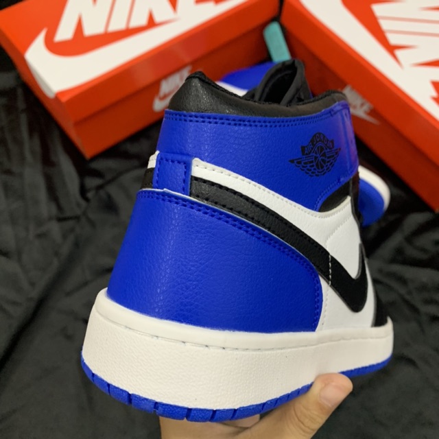 (Fullbox+bill) Giầy Jordan 1 đen xanh cao cổ hàng siêu đẹp | BigBuy360 - bigbuy360.vn