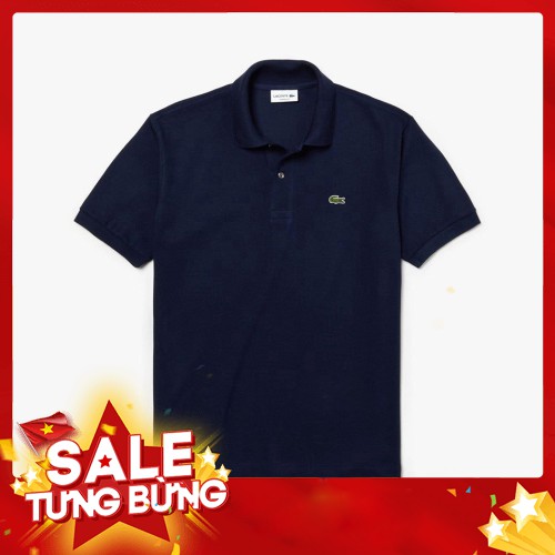 Áo Polo Lacoste Xanh Than Xịn Có Cổ - Chất Liệu 100% Cotton Pique - Hàng nhập khẩu