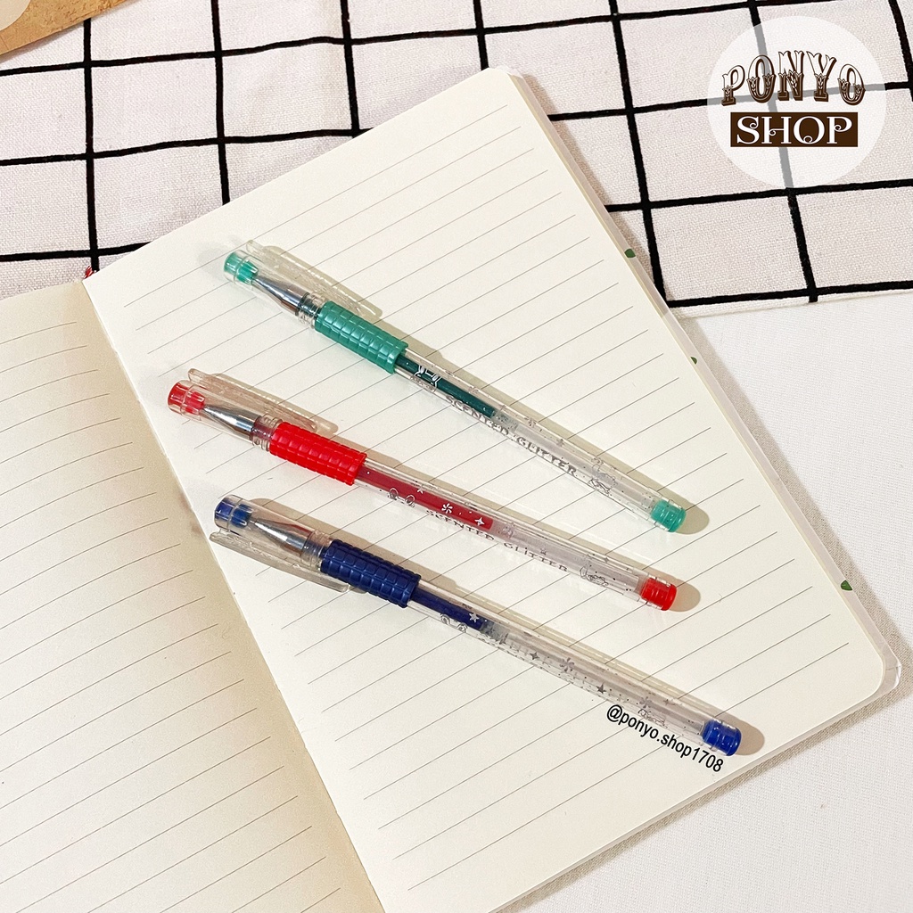 Bút nhũ màu sắc viết giấy đen trang trí sổ tay, sổ Scrapbook