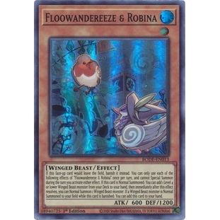 Thẻ bài Yugioh - TCG - Floowandereeze &amp; Robina / BODE-EN013'