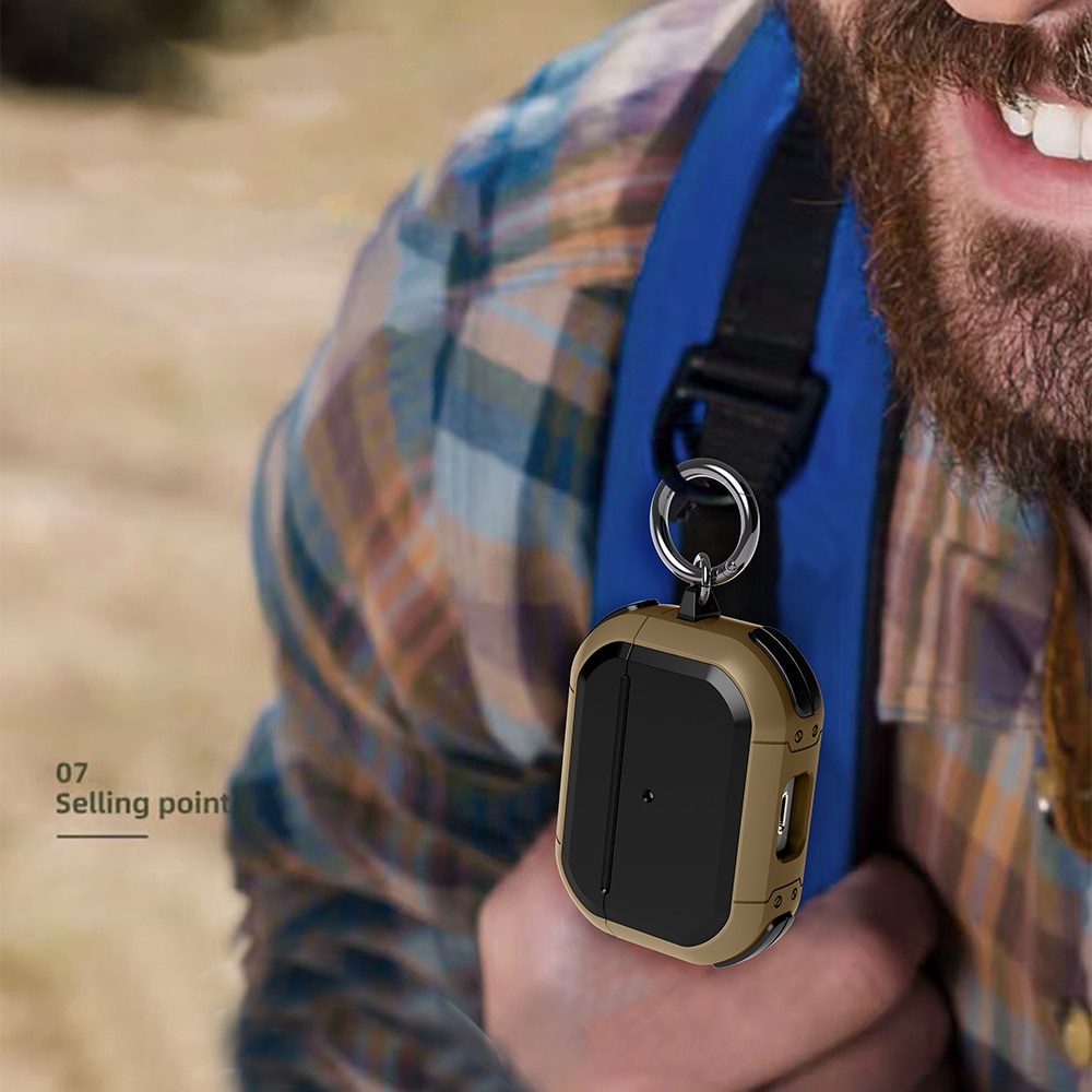 Vỏ Tpu Pc Đựng Hộp Tai Nghe Nhét Tai Chống Rơi Có Móc Khóa Cho Airpods Pro Airpods 3 2