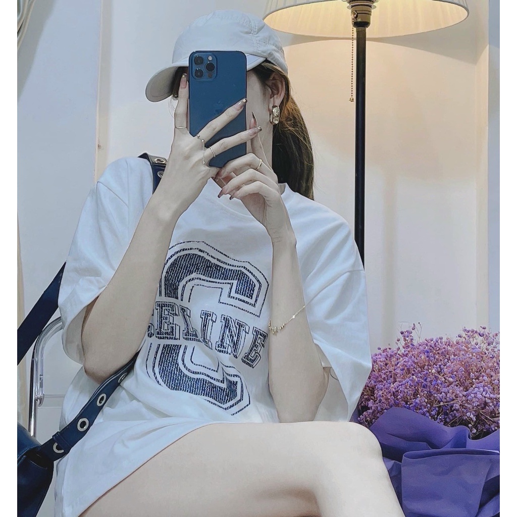 Áo Thun Ngắn Tay Form Rộng Cá Tính, Dễ Thương