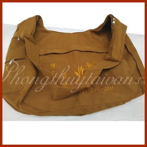 Túi di hành nhà sư Phật giáo 34*46cm La Hán hình bán nguyệt