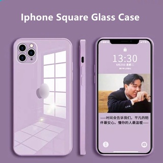 Ốp Điện Thoại Kính Cường Lực Cho iPhone 12 Pro Max Mini 7 8 Plus Xr Xsmax 11 12 Pro Max
