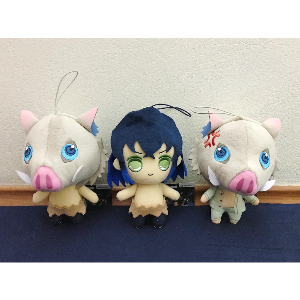 FURYU - Full set Bộ 3 em Kimetsu no Yaiba Plushy Vol.4 - Inosuke