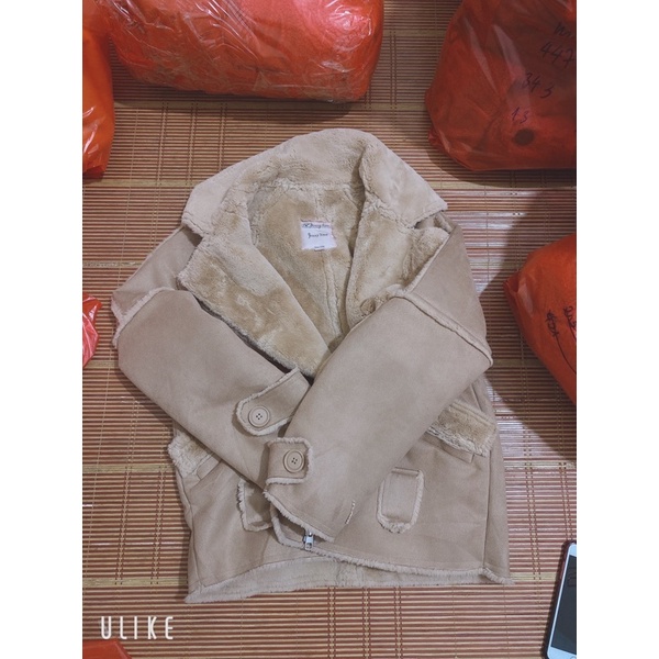 áo da lộn lót lông