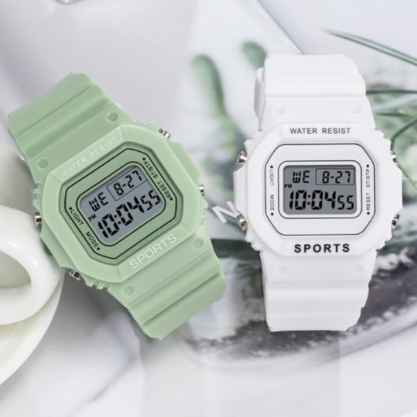 Đồng hồ kỹ thuật số chống nước nhiều màu tùy chọn phong cách thể thao năng động cho cả nam và nữ
