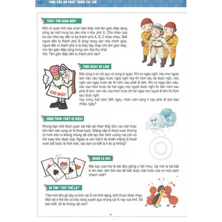 1000 Câu Đố Phát Triển Trí Tuệ Khai Phá Tiềm Năng