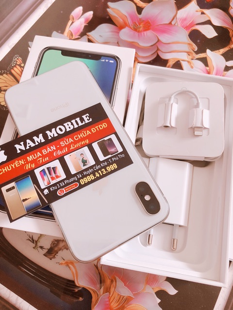 [ GIÁ SẬP SÀN ] Iphone X silver quốc tế 64gb