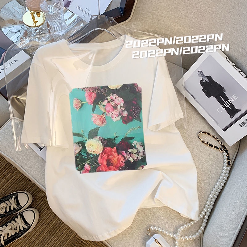 Áo Kiểu Tay Ngắn Dáng Rộng Hở Vai Thiết Kế Dễ Thương