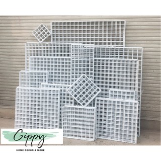 Phụ kiện trang trí - Khung sắt trắng treo tường, viền khung dày dặn đủ kích thước - Gippy Decor