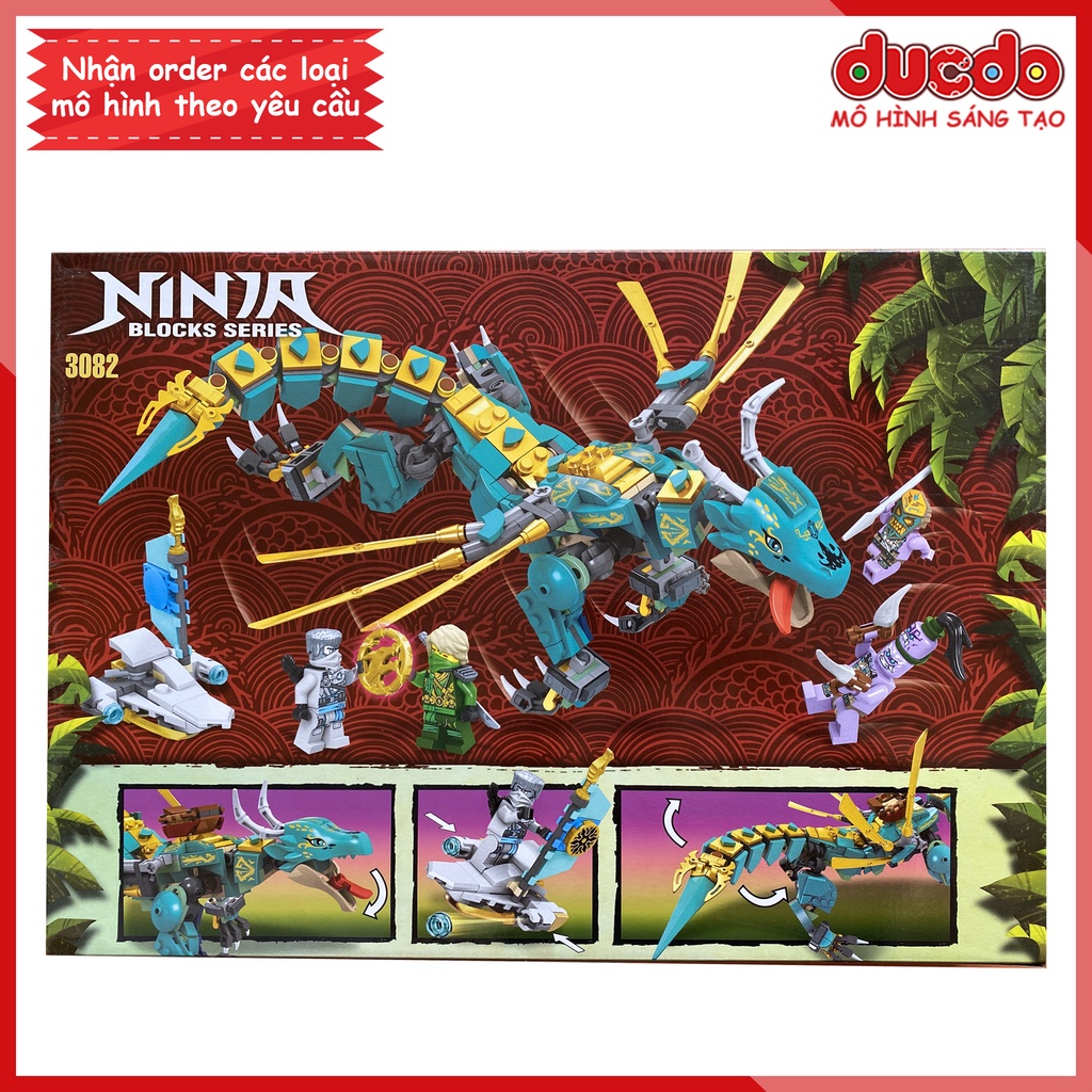 ZM 3082 Lắp ghép Ninjago Rồng Thần Jungle Của Lloyd - Đồ chơi Xếp hình Mô hình Ninja 71746 Jungle Dragon