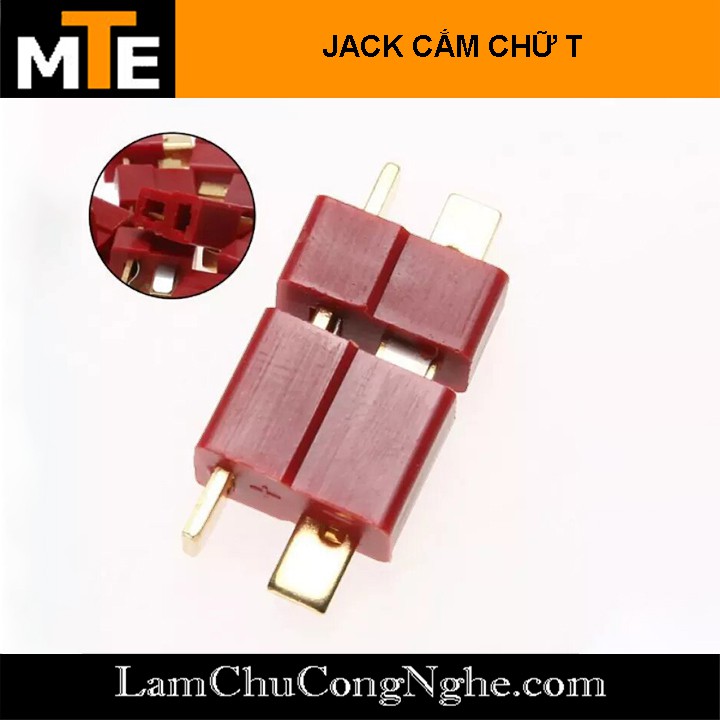 Cặp Jack nối chữ T đực - cái công suất lớn 120A