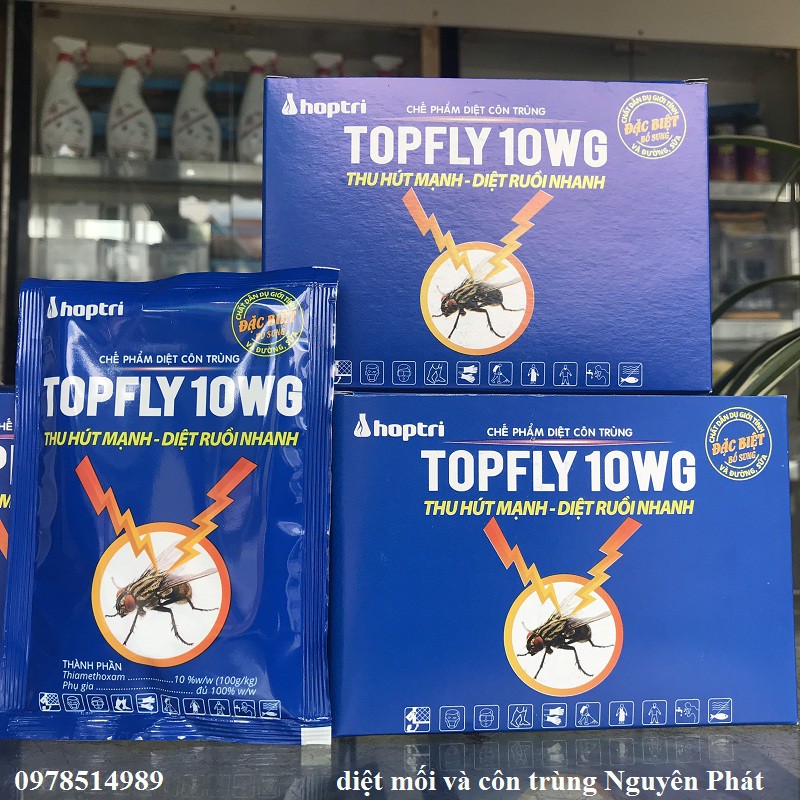 Thuốc diệt ruồi TOPFLY 10WG (dạng bả)