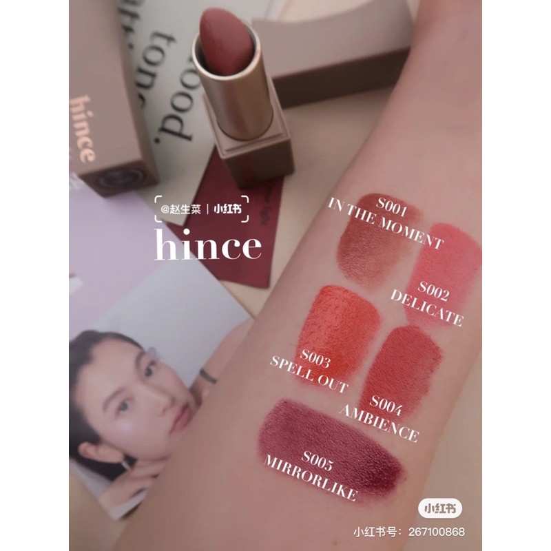 Son Thỏi Bóng HINCE MOOD ENHANCER SHEER (Có Sẵn) | BigBuy360 - bigbuy360.vn