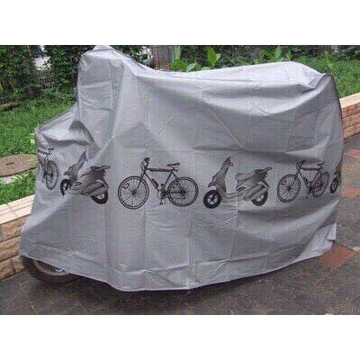 Bạt phủ xe máy, xe đạp Vải Dù Cao Cấp thích hợp cho cả trời mưa và nắng