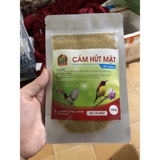 Cám chim hút mật- cám dưỡng birdfood gói 100g cao cấp