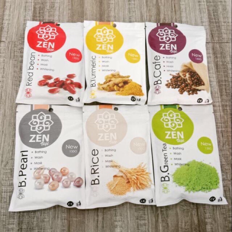 Bột cám gạo Zen Việt đắp mặt, tắm trắng da body gói 150g