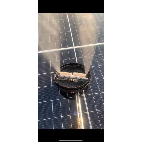 Chổi vệ sinh pin năng lượng mặt trời , chổi rửa pin mặt trời dùng cùng máy rửa xe áp lực. cây inox 5m thu gọn 2,5m
