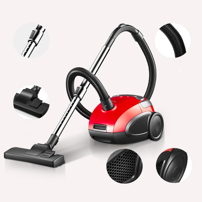 Máy hút bụi công suất lớn JK Model 2004 2000W có bánh xe di động sử dụng cho mọi gia đình