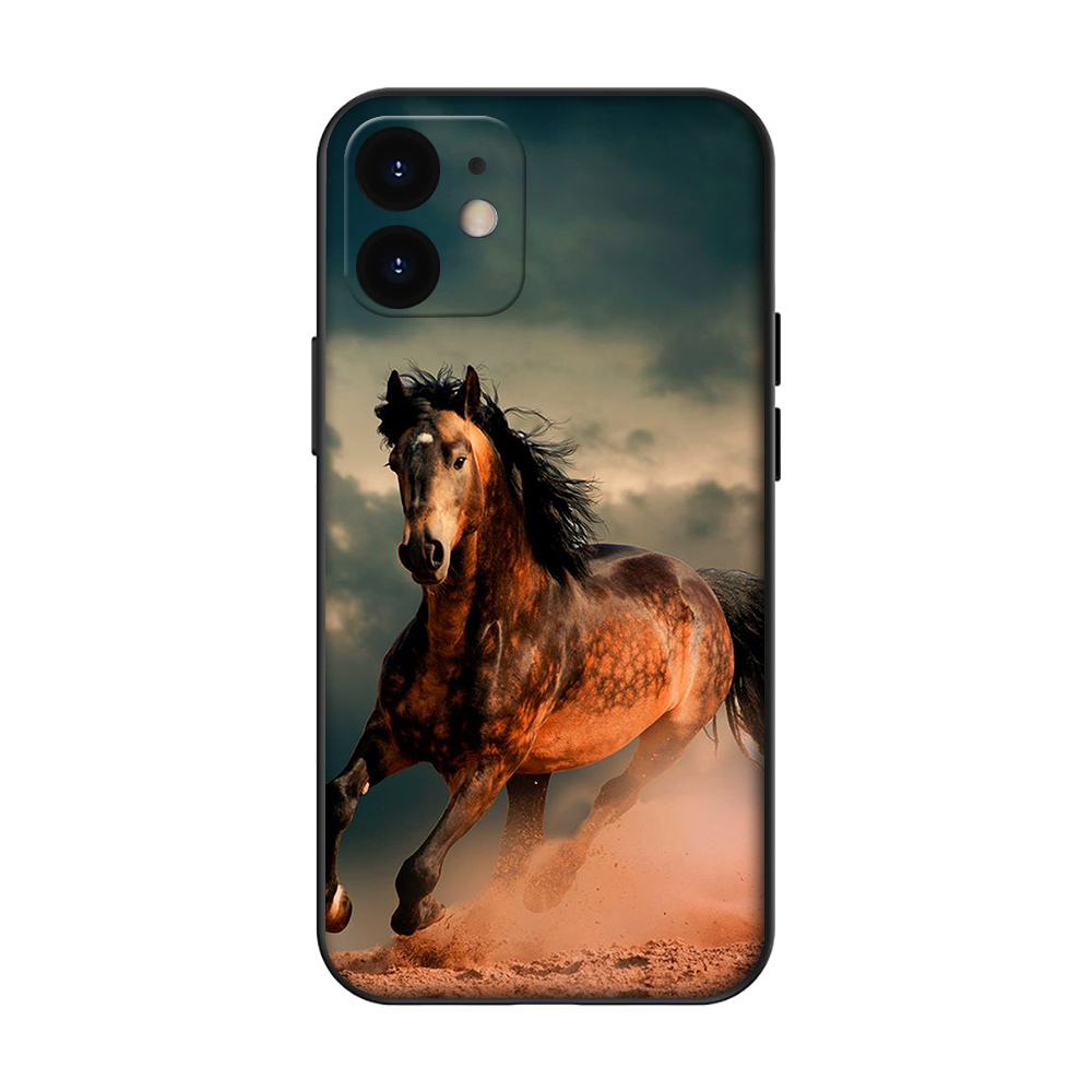 Ốp Điện Thoại Mềm Hình Ngựa Chạy Mp138 Cho Iphone 11 Pro Xs Max Xr X 8 7 6 6s Plus