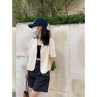 Áo blazer ngắn tay
