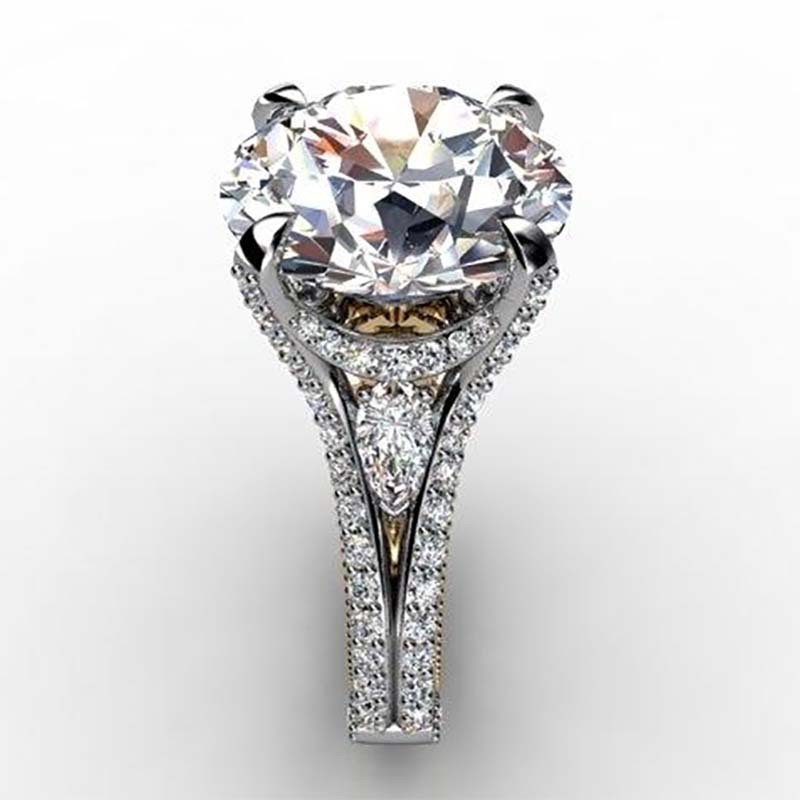Nhẫn hợp kim đính đá Zircon thời trang cho nữ