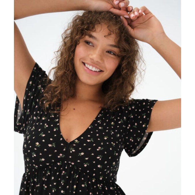 [Mã FAMARAL1 giảm 10K đơn 50K] Đầm baby doll in hoa dư xịn | BigBuy360 - bigbuy360.vn