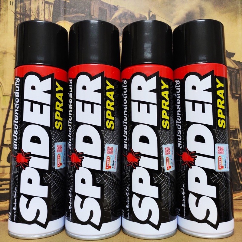 Chai xịt bôi trơn, dưỡng sên SPIDER Spray 600ml Lube 71