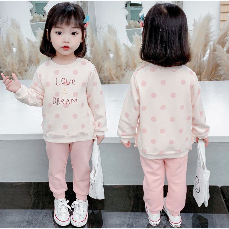 Đồ bộ quần áo dài tay cho bé họa tiết dễ thương AM777 TTR94