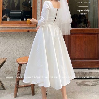 ĐẦM MAXI TAY LỠ CỔ U