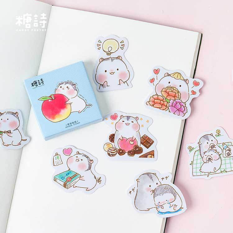 Bộ Sticker / Hình dán Bé Sóc Xinh Xắn (45 Hình)