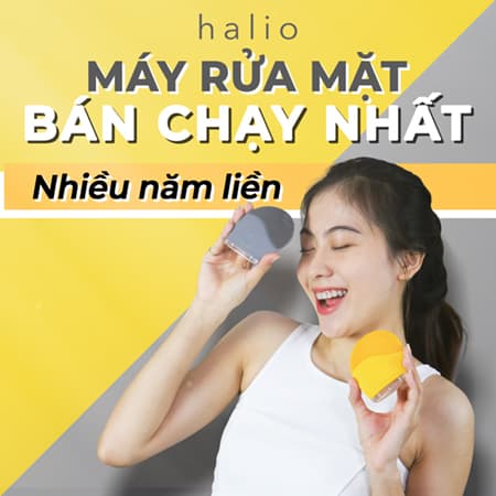 Máy Rửa Mặt Mặt Halio Facial Cleansing &amp; Massaging Device - 5 Màu