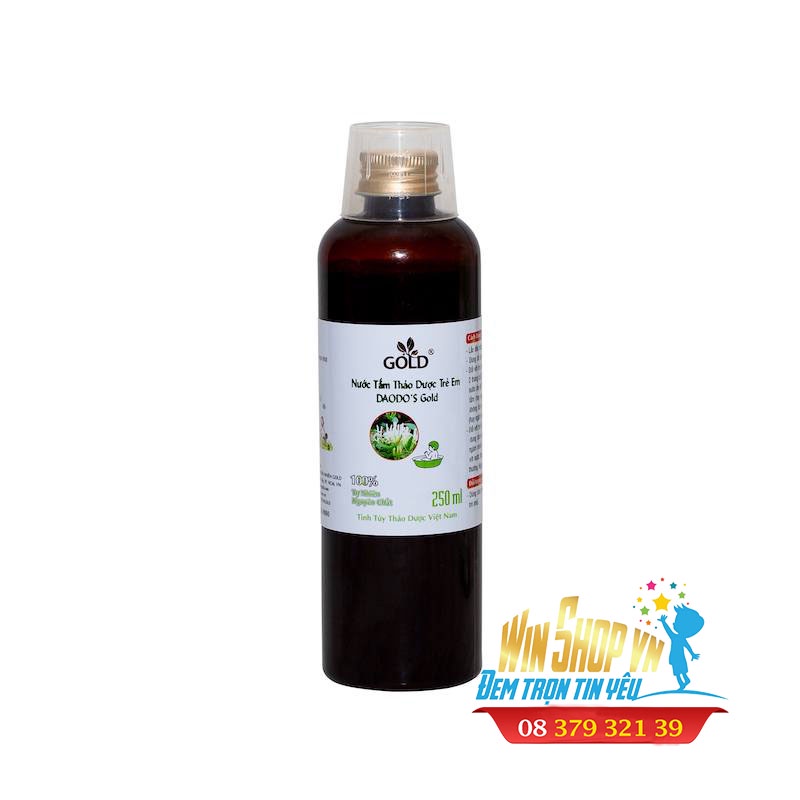 Nước Tắm Thảo Dược Trẻ Em Daodo’s Gold 250 ML