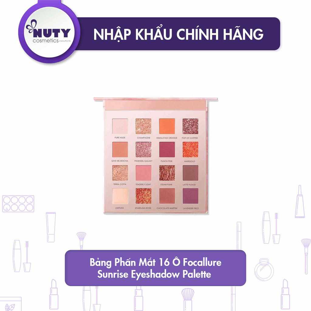 Bảng Phấn Mắt 16 Ô Focallure Sunrise Eyeshadow Palette FA-88