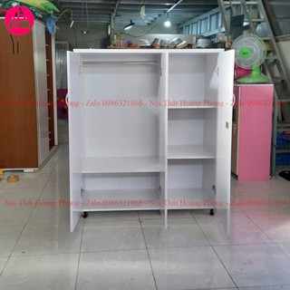 Tủ quần áo trẻ em Nhựa đài loan 1m03 x 1m28 Màu trắng  giá rẻ  Cao cấp bảo hành 2 năm Miễn phí vận chuyển